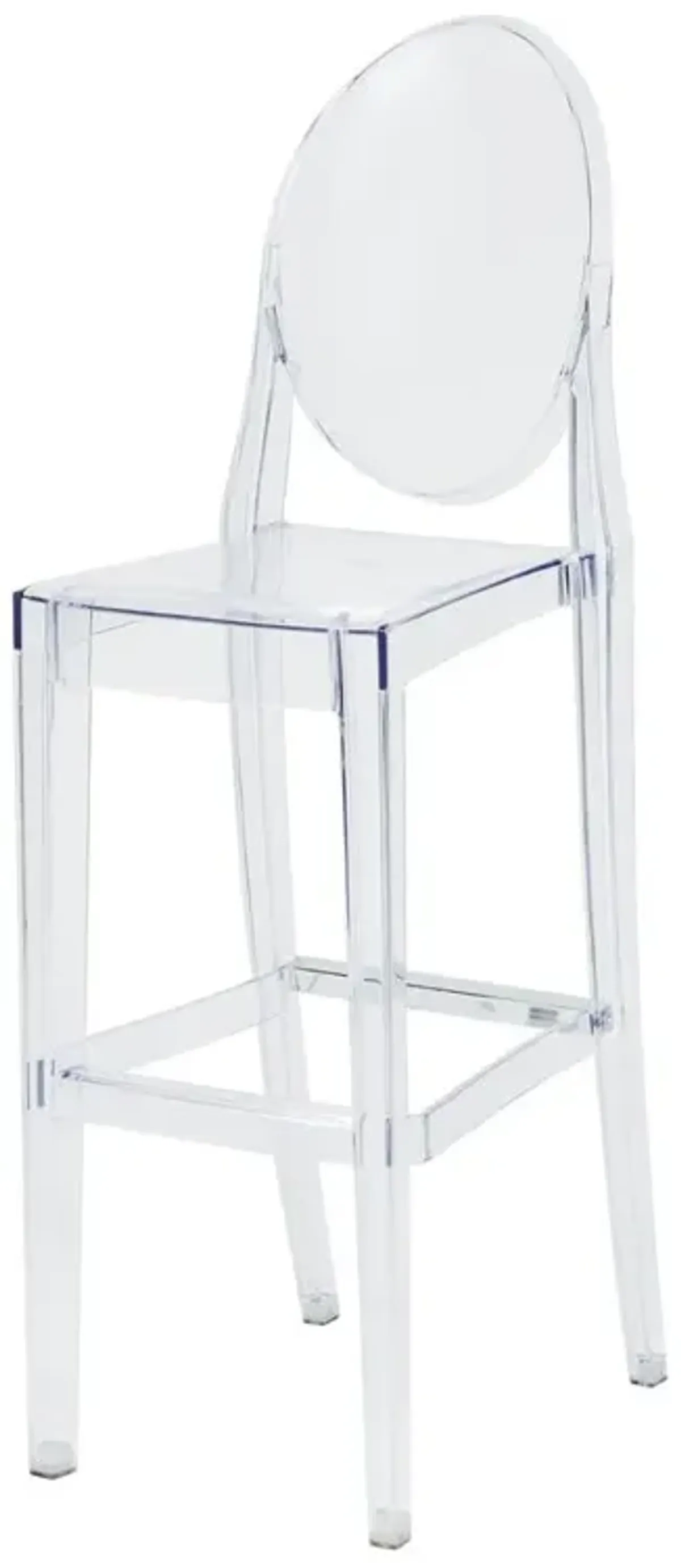 Commerical Seating Products RPC Clear Kage Barstool with back