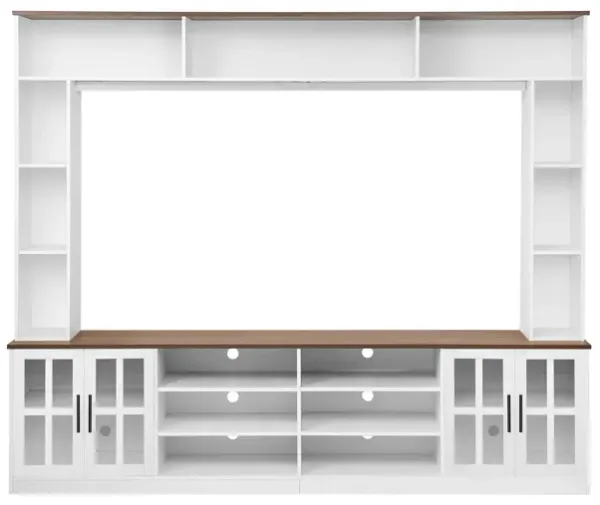 Merax Wall Unit Entertainment Center TV Stand