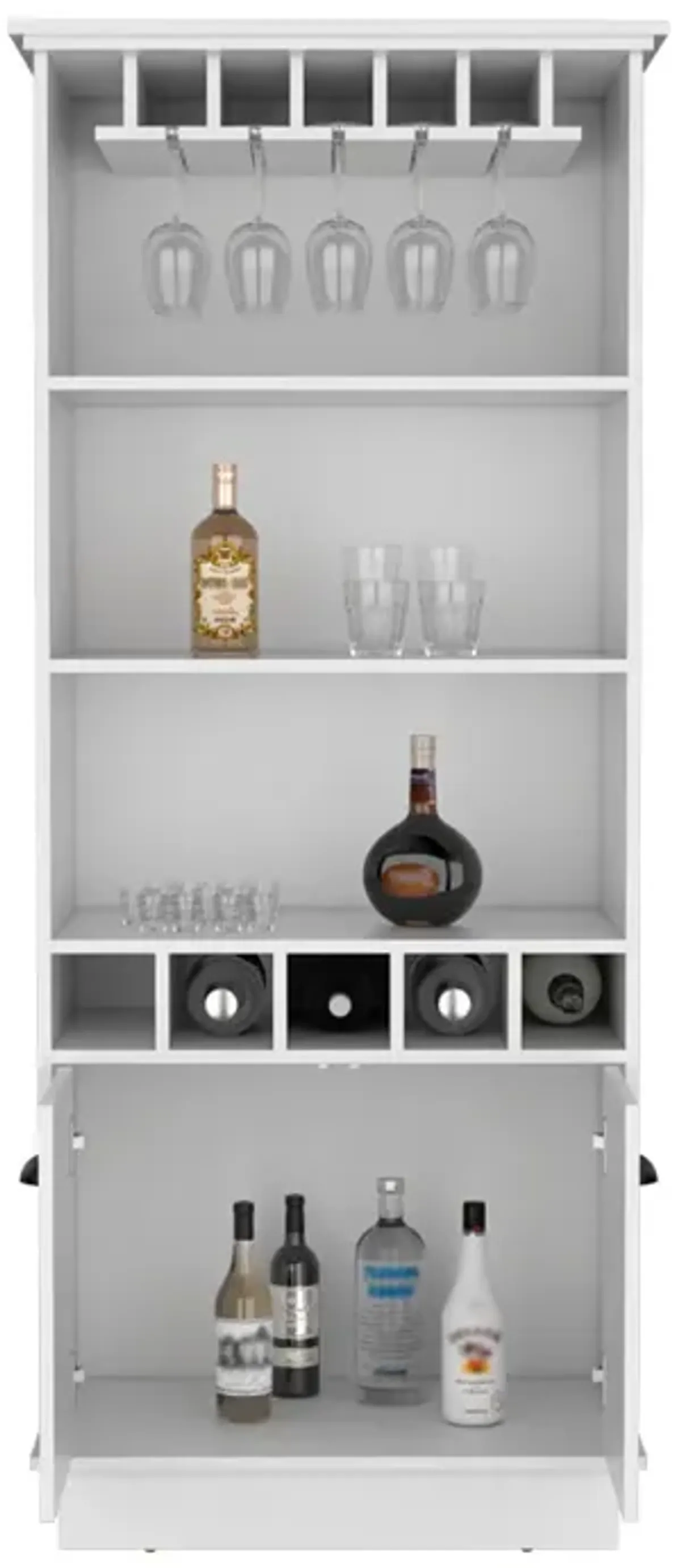 Bar Cabinet Taholah, Living Room, White