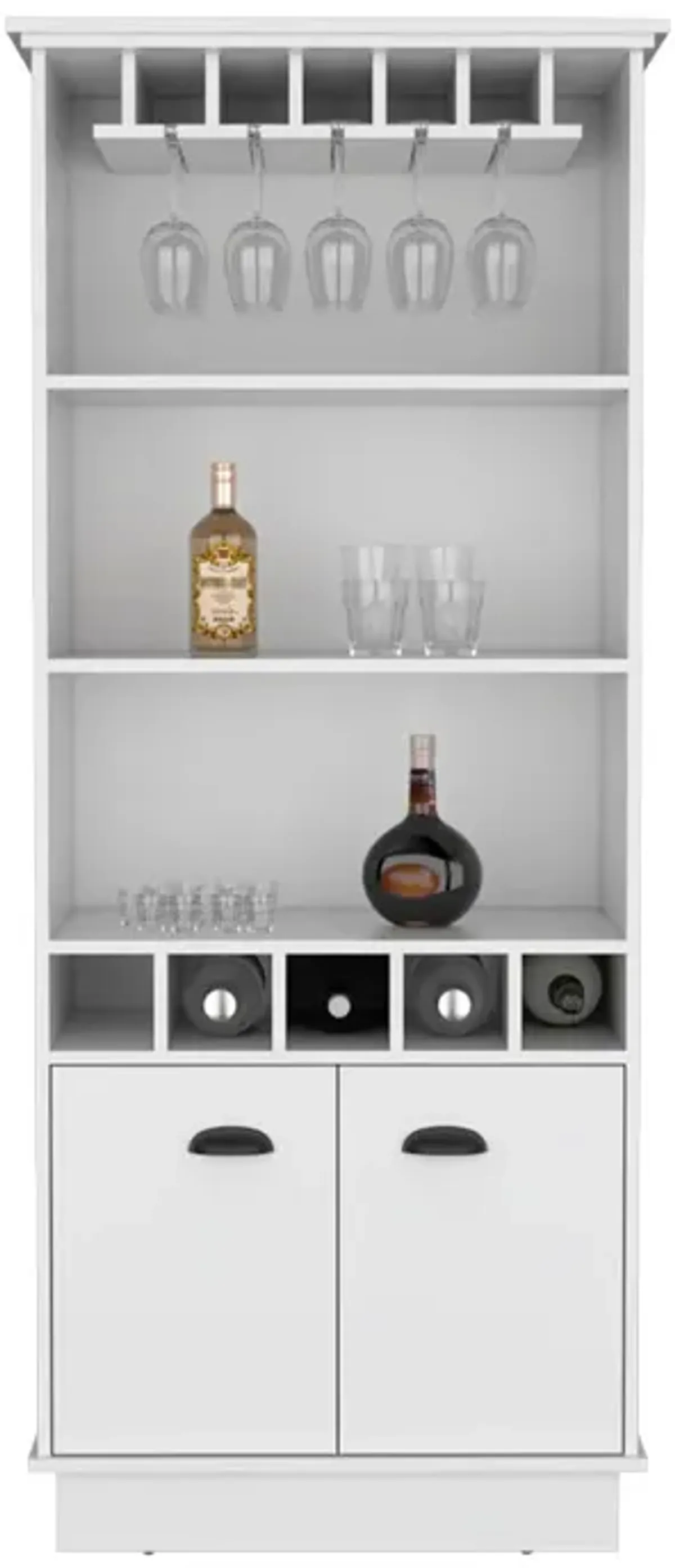 Bar Cabinet Taholah, Living Room, White