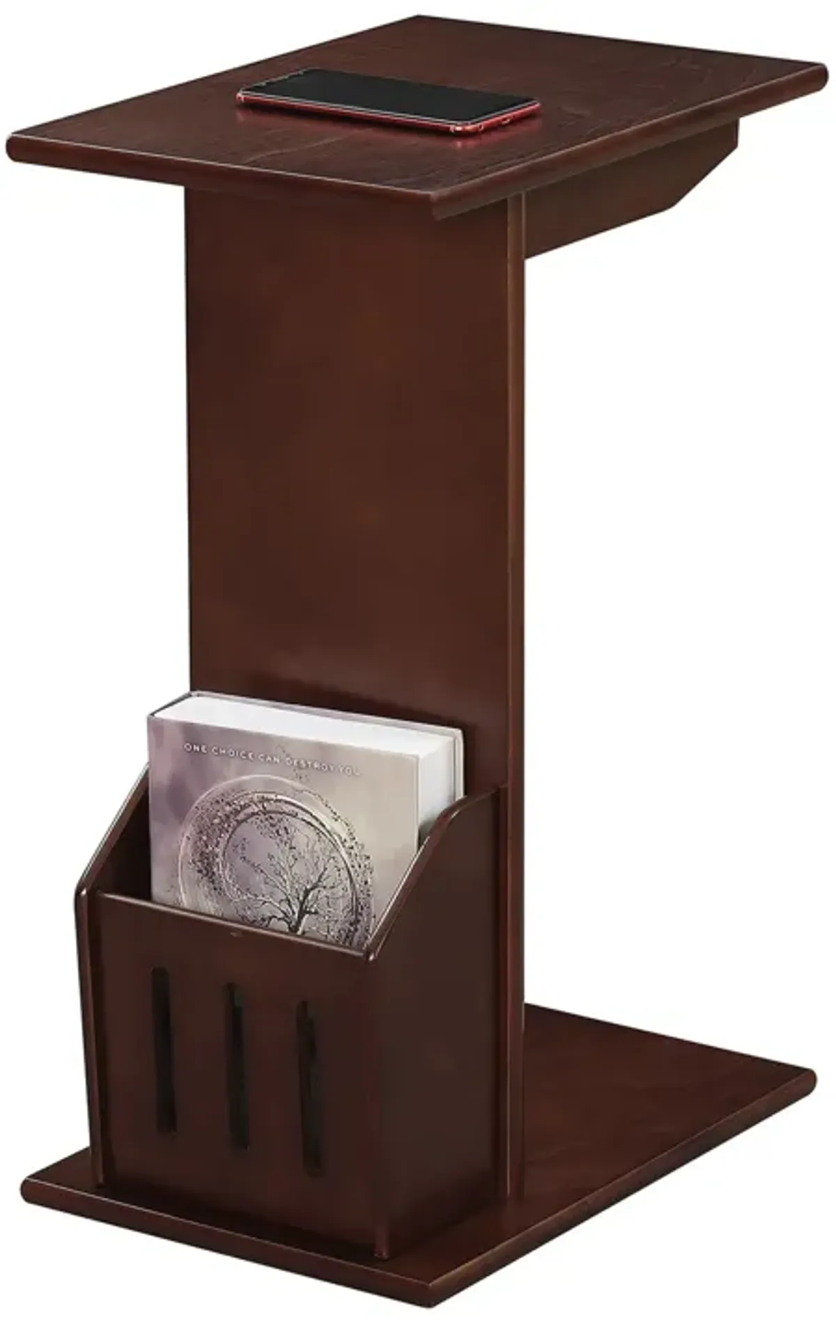 Designs2Go Abby C End Table with Magazine Holder