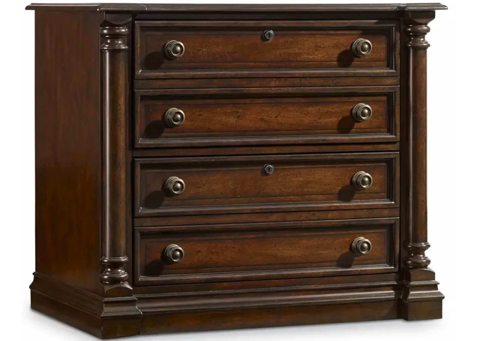 Leesburg Lateral File in Dark Wood