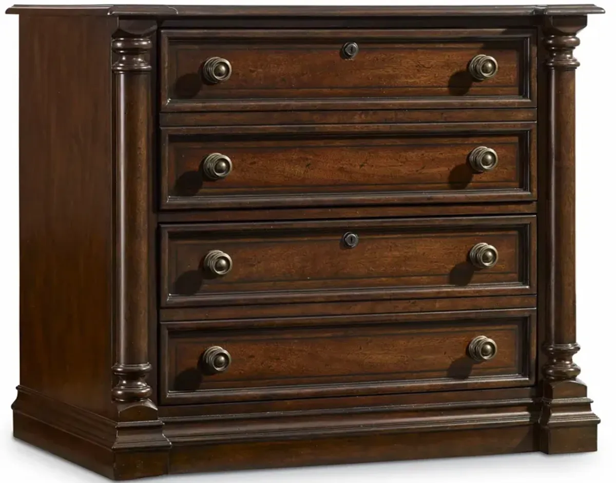 Leesburg Lateral File in Dark Wood