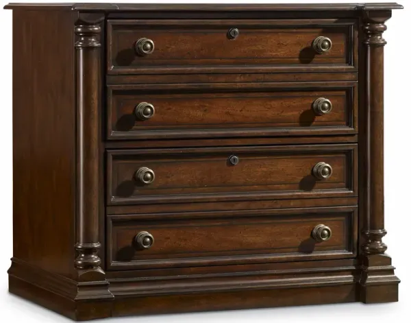 Leesburg Lateral File in Dark Wood