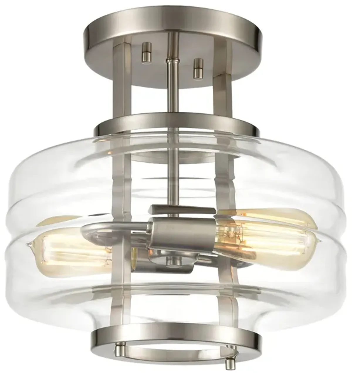 Rover 2-Light Semi Flush Mount