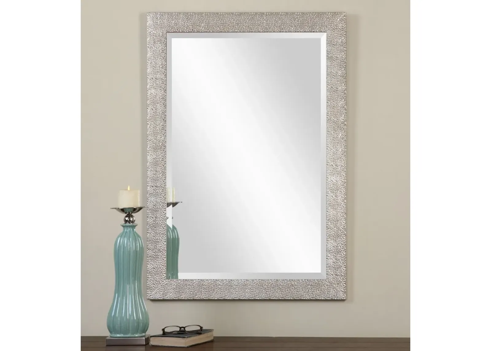 Uttermost Porcius Antiqued Silver Mirror