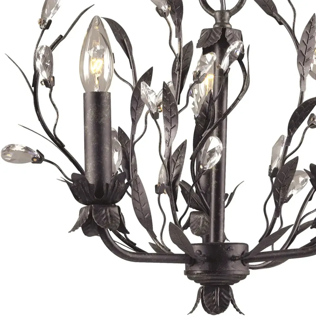 Circeo 16'' Wide 3-Light Silver Chandelier