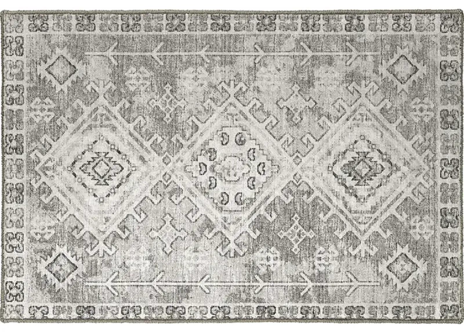 Brisbane BR2 Silver 20" x 30" Rug