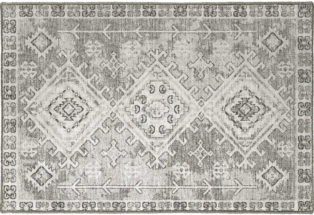 Brisbane BR2 Silver 20" x 30" Rug