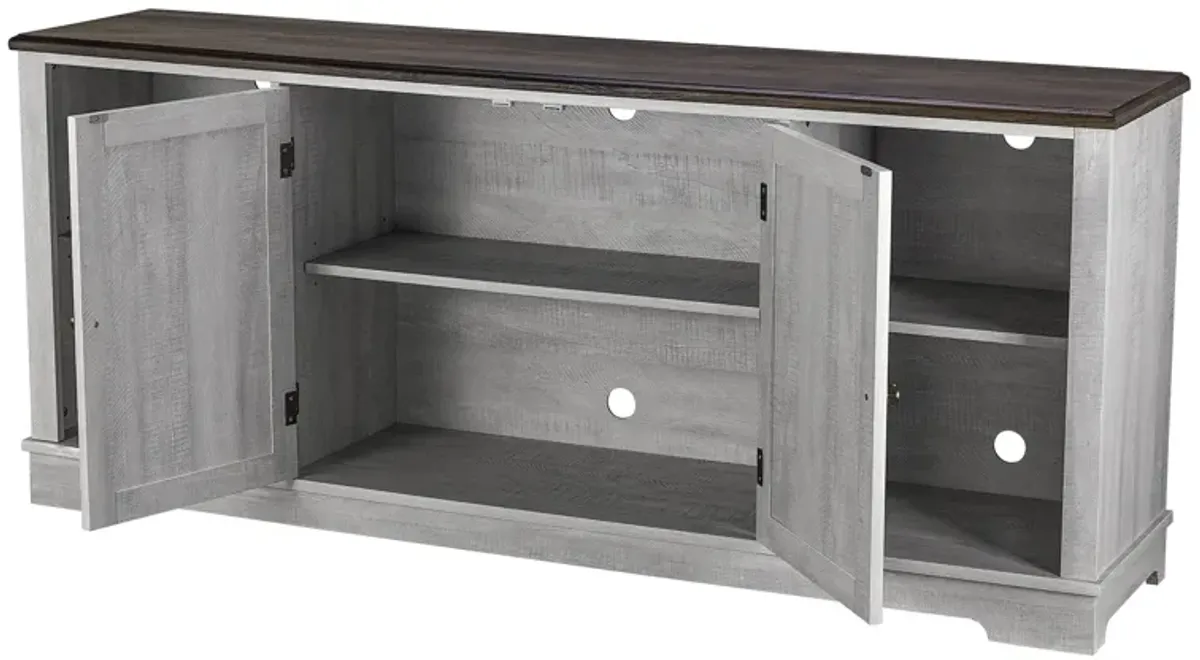 FESTIVO 70-inch Extra-Wide Rustic TV Stand for 80" TVs