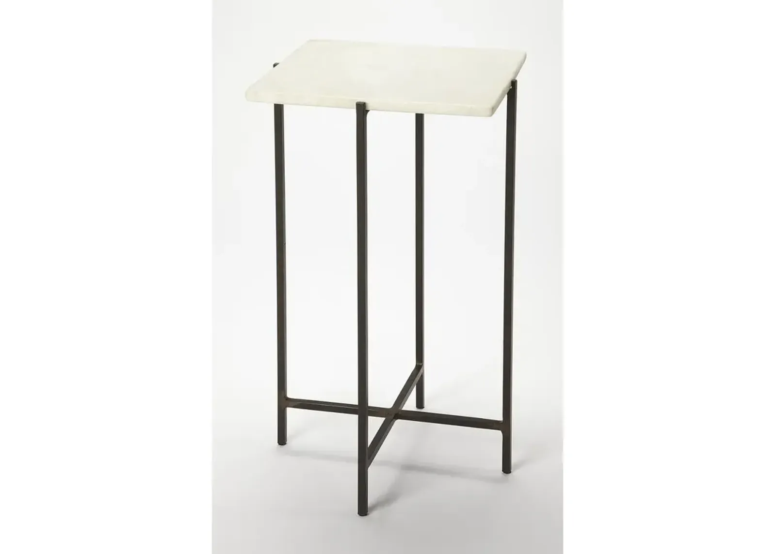 Square Marble Accent Table, Belen Kox