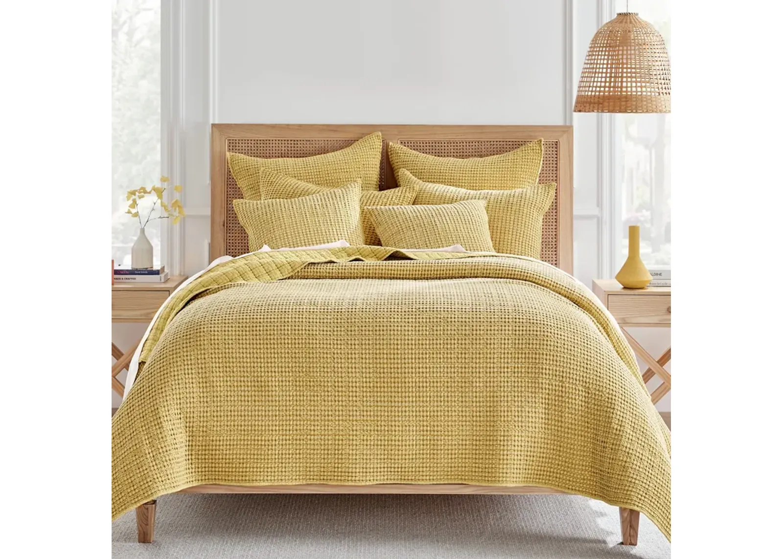 Mills Waffle Quilt and Pillow Sham Set - Levtex Home