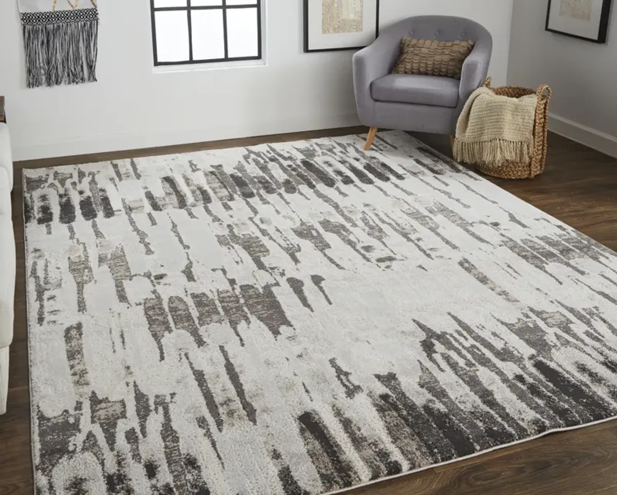 Vancouver 39FIF Ivory/Brown/Gray 4' x 6' Rug