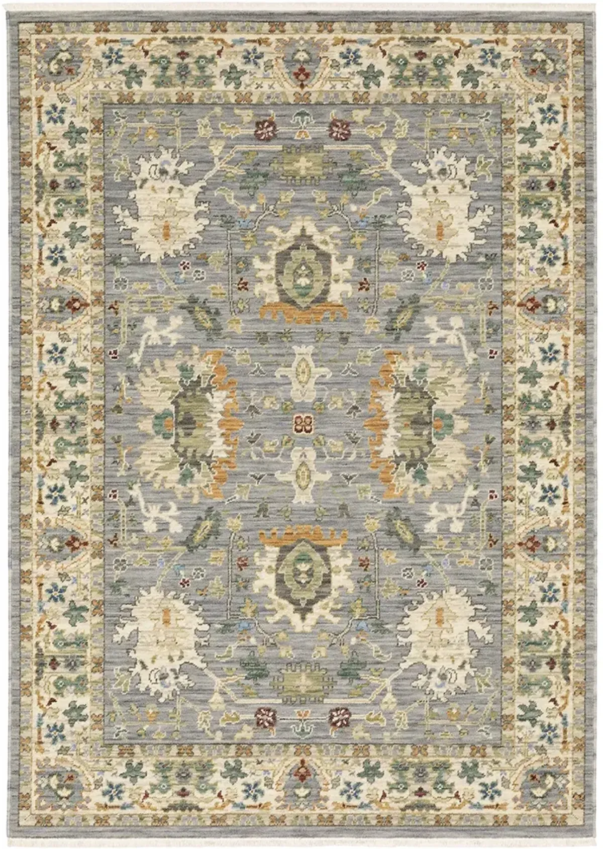 Lucca 6'7" x 9'6" Blue Rug