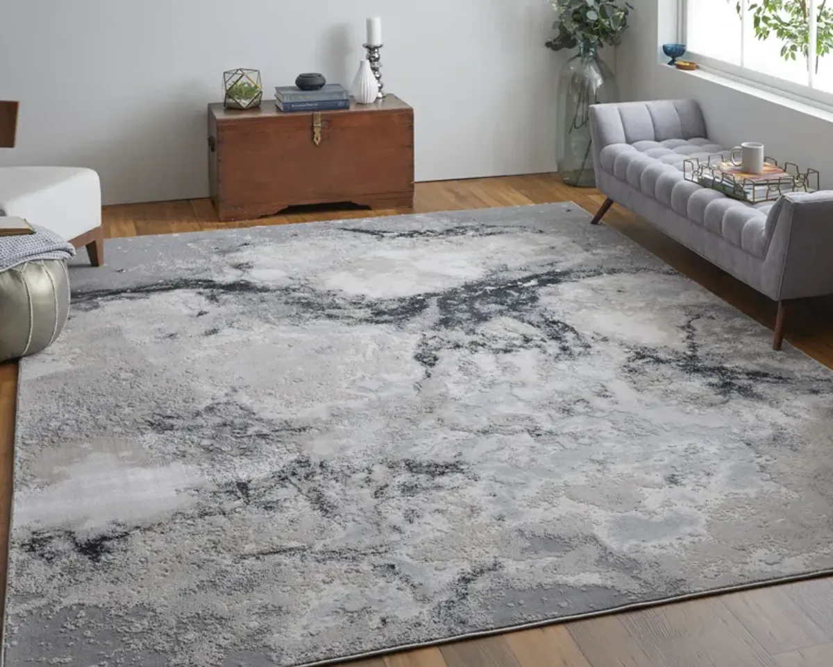 Astra 39L3F Gray/Ivory 1'8" x 2'10" Rug