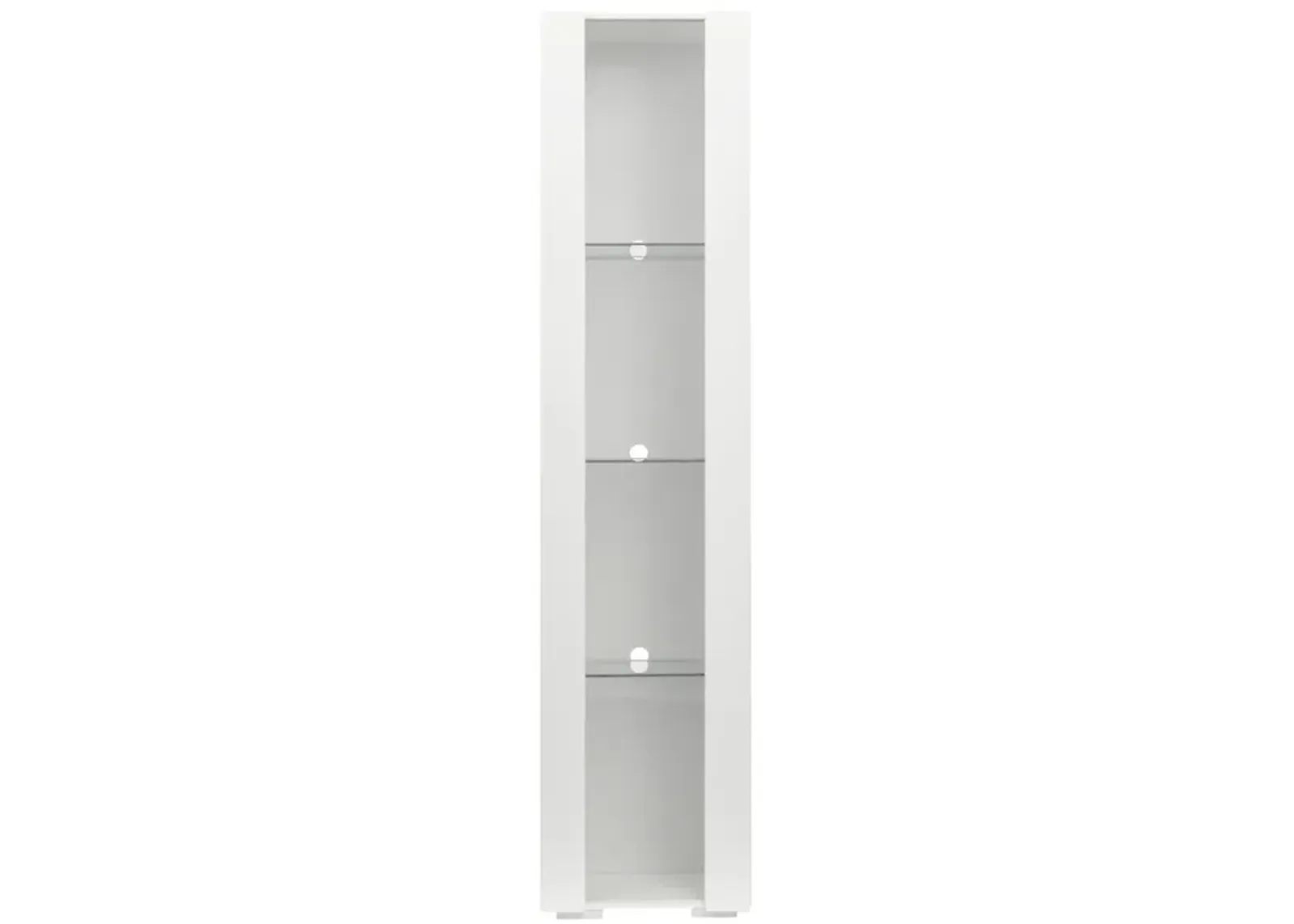 Side cabinet with aluminum strip lamp,