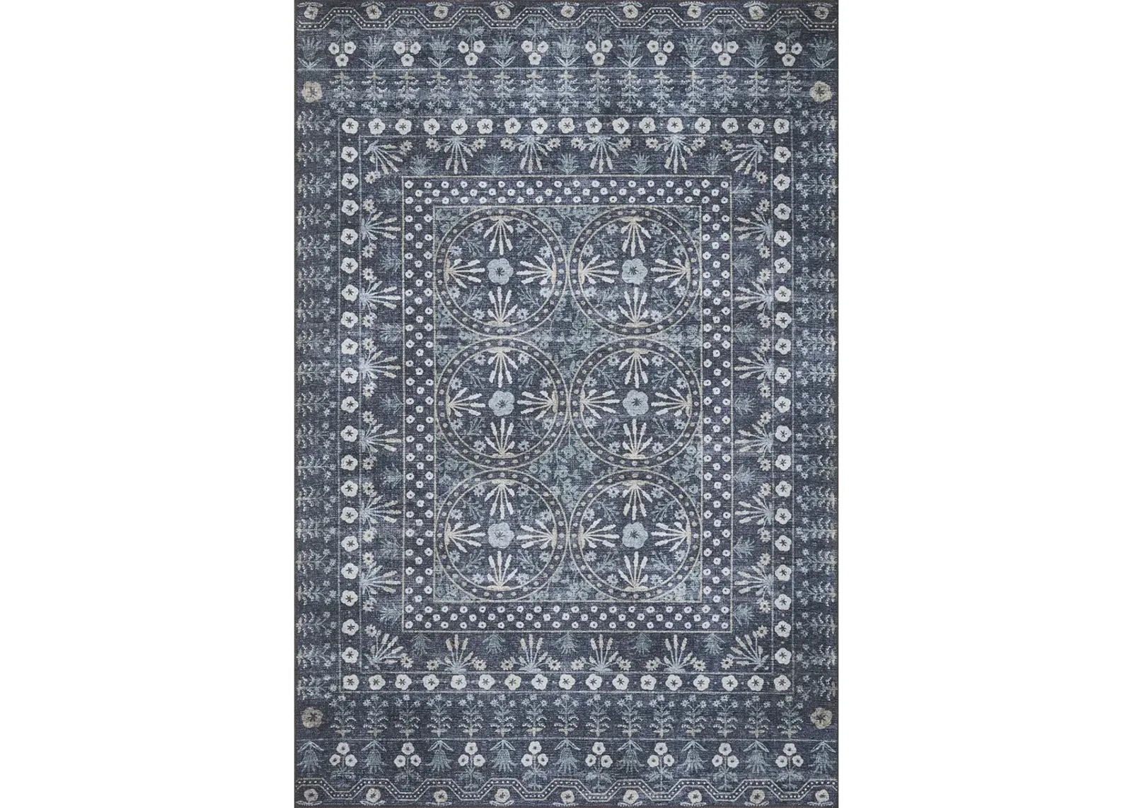 Maison MAO03 Rosette Blue 8'4" x 11'6" Rug