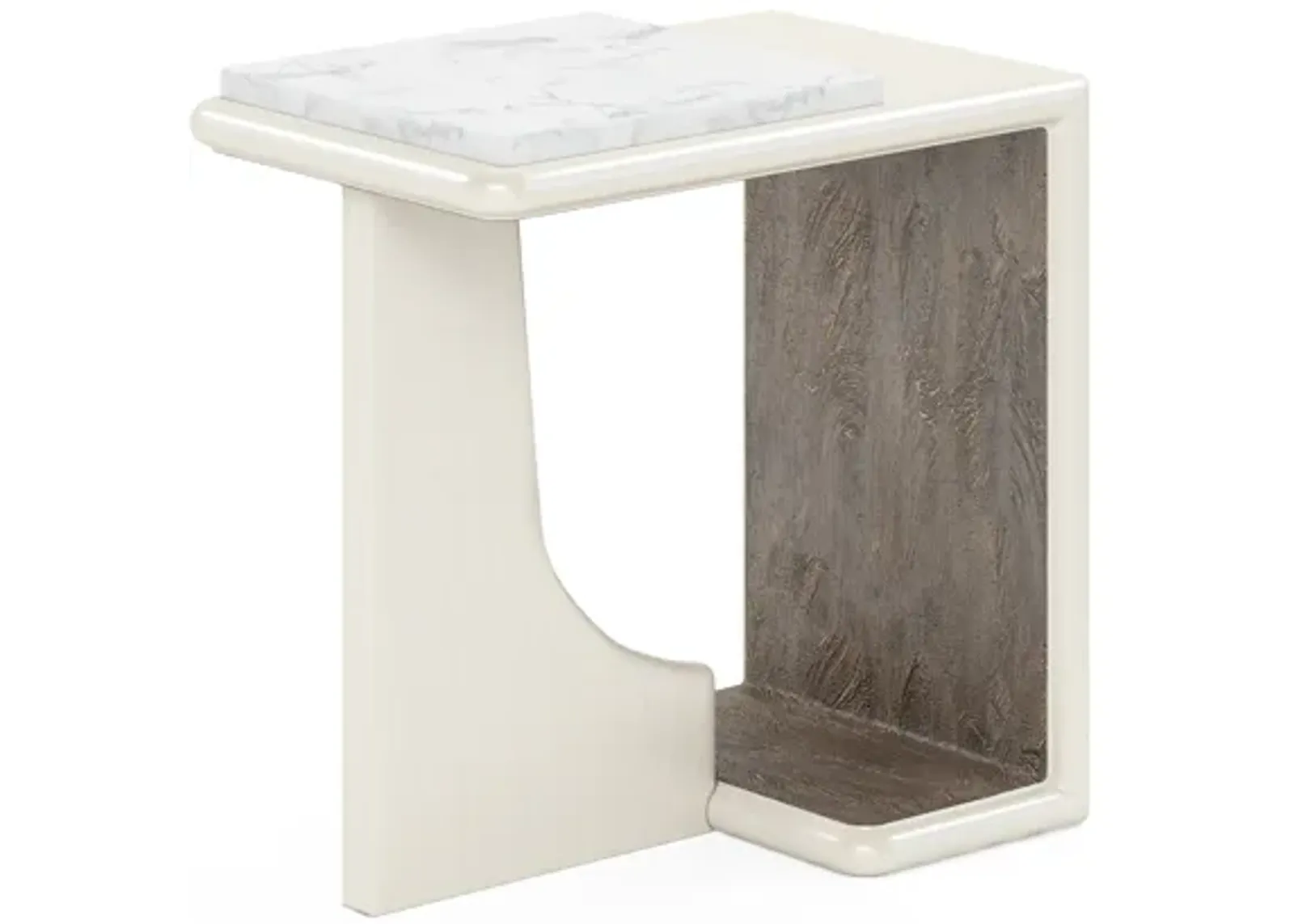 Blanc Chairside Table