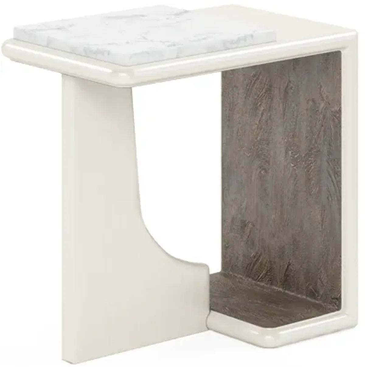 Blanc Chairside Table