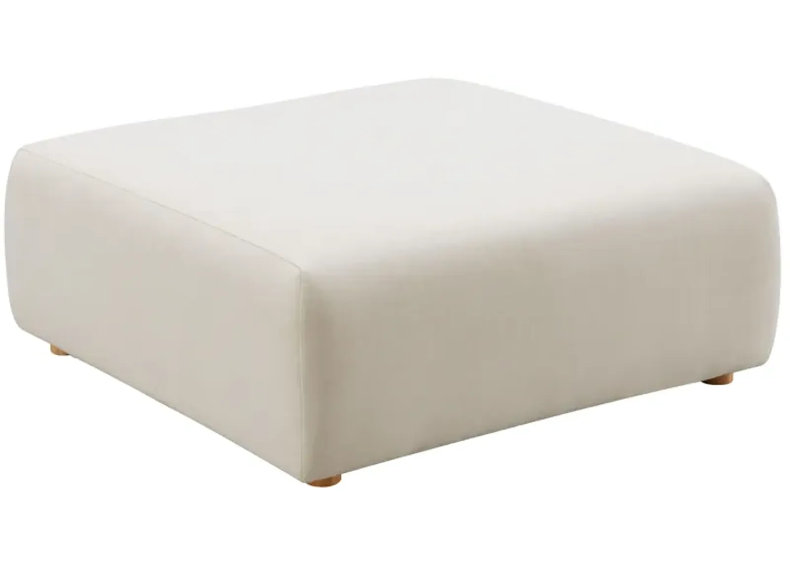 Hangover Cream Ottoman