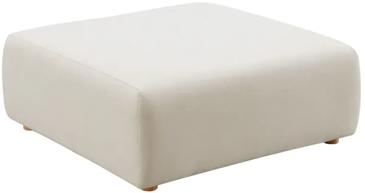 Hangover Cream Ottoman