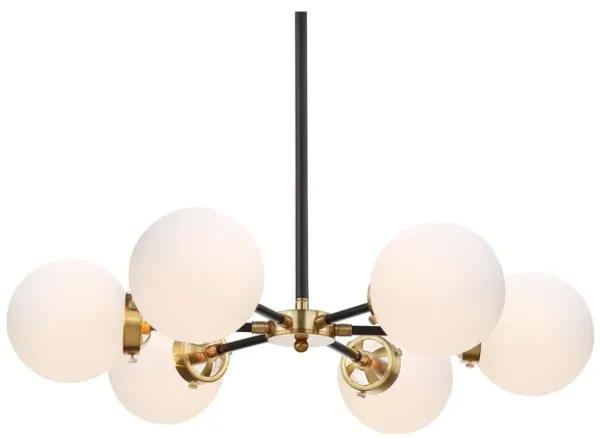 Caleb Brass Cluster Pendant