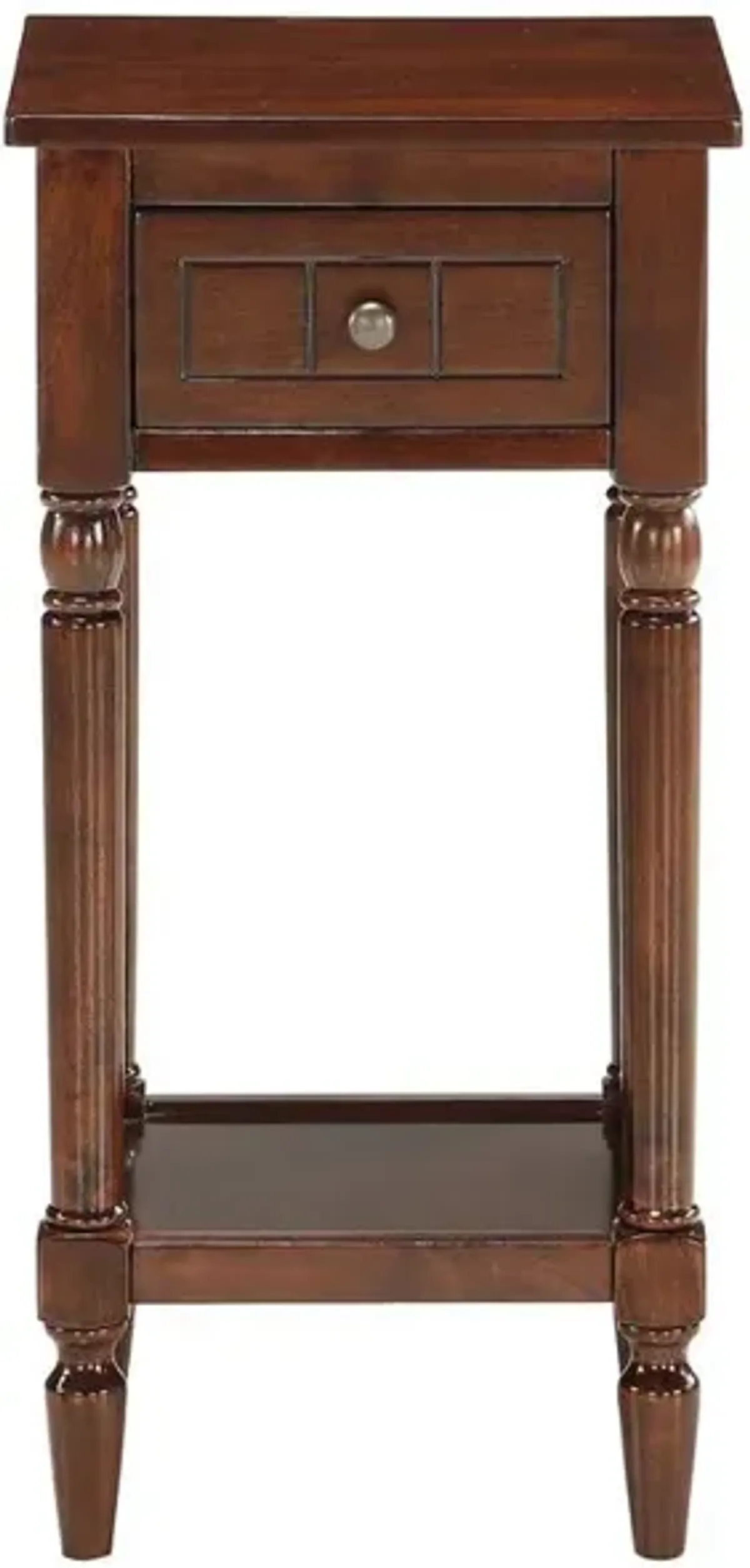 Convenience Concepts French Country Khloe 1 Drawer Accent Table with Shelf Espresso