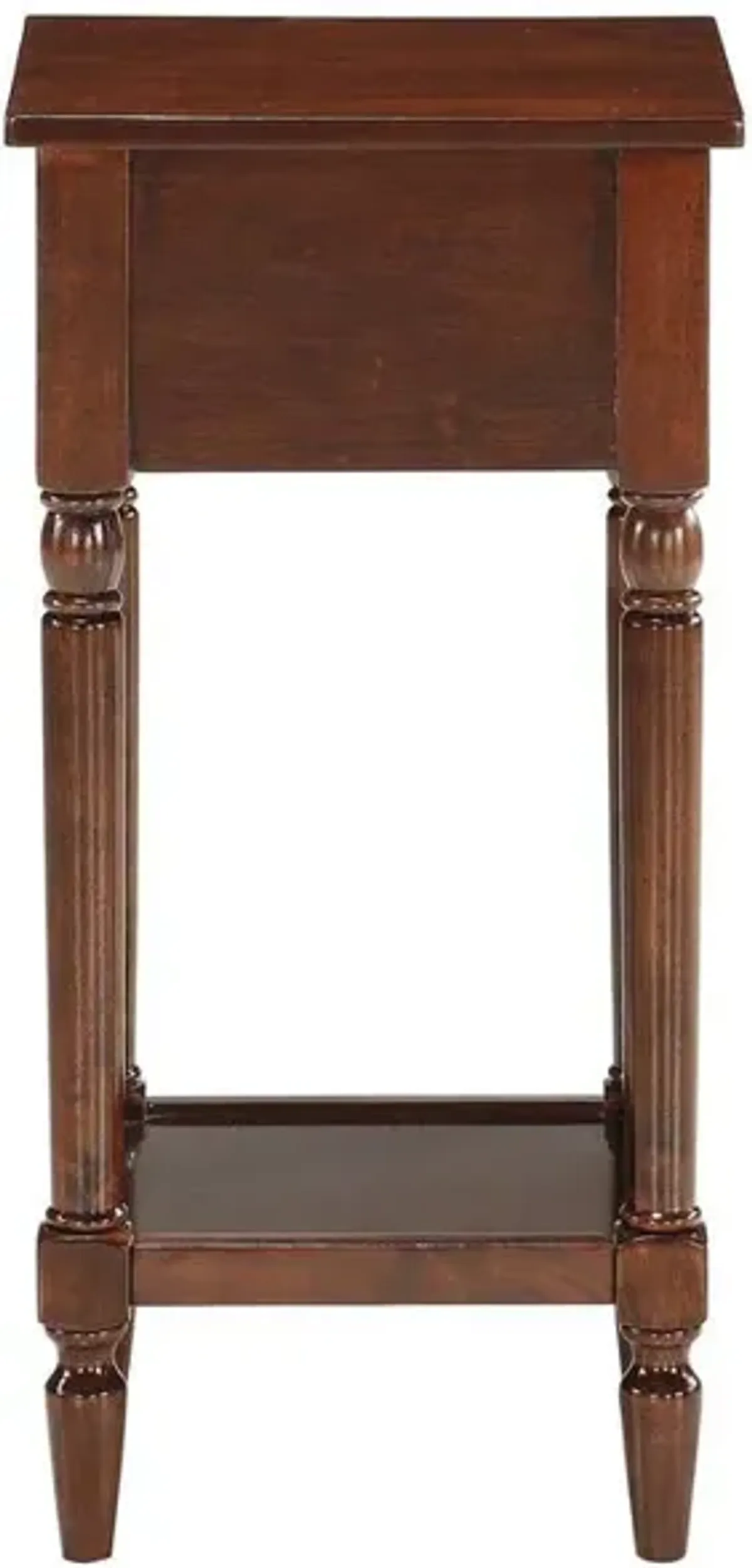 Convenience Concepts French Country Khloe 1 Drawer Accent Table with Shelf Espresso