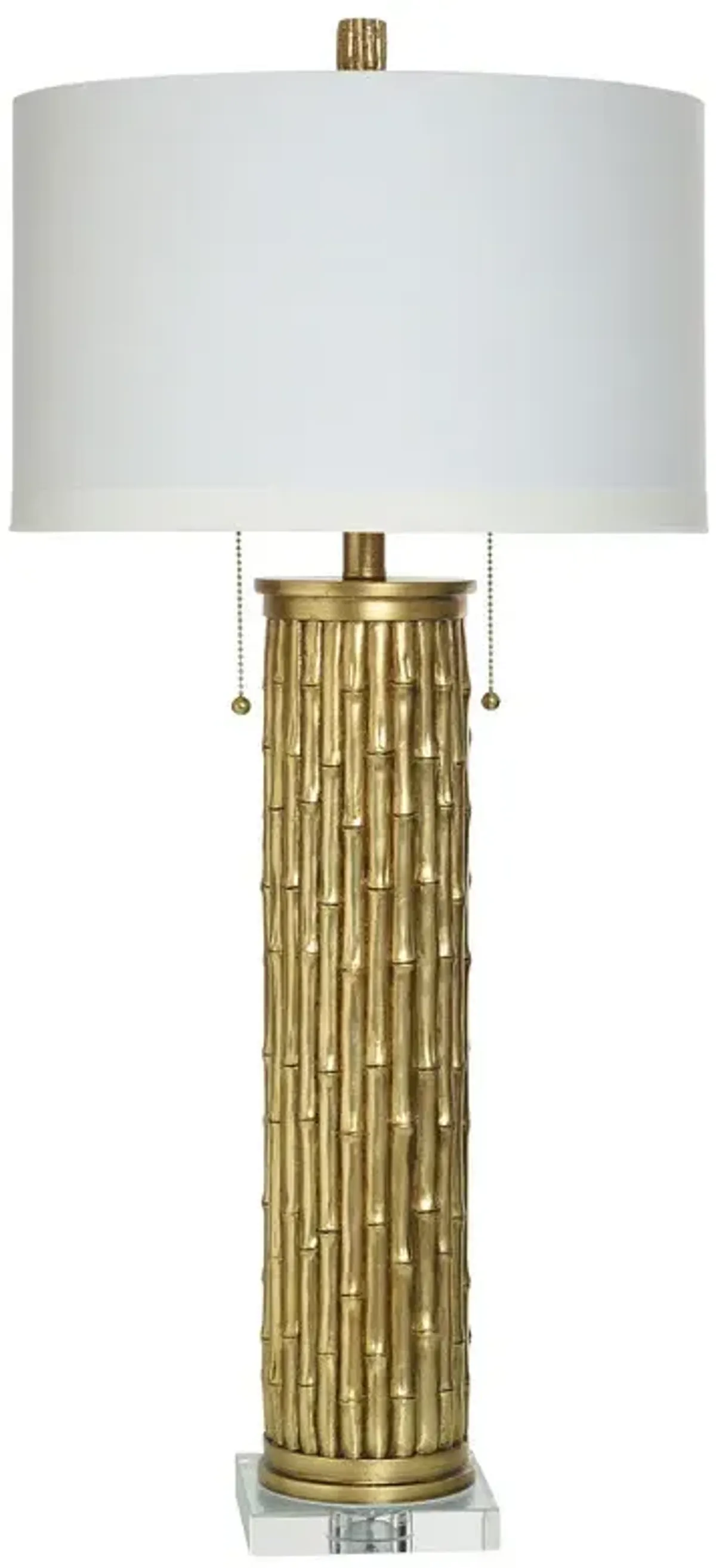 The Gilded Bamboo Table Lamp