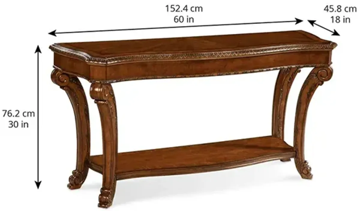 Old World Sofa Table