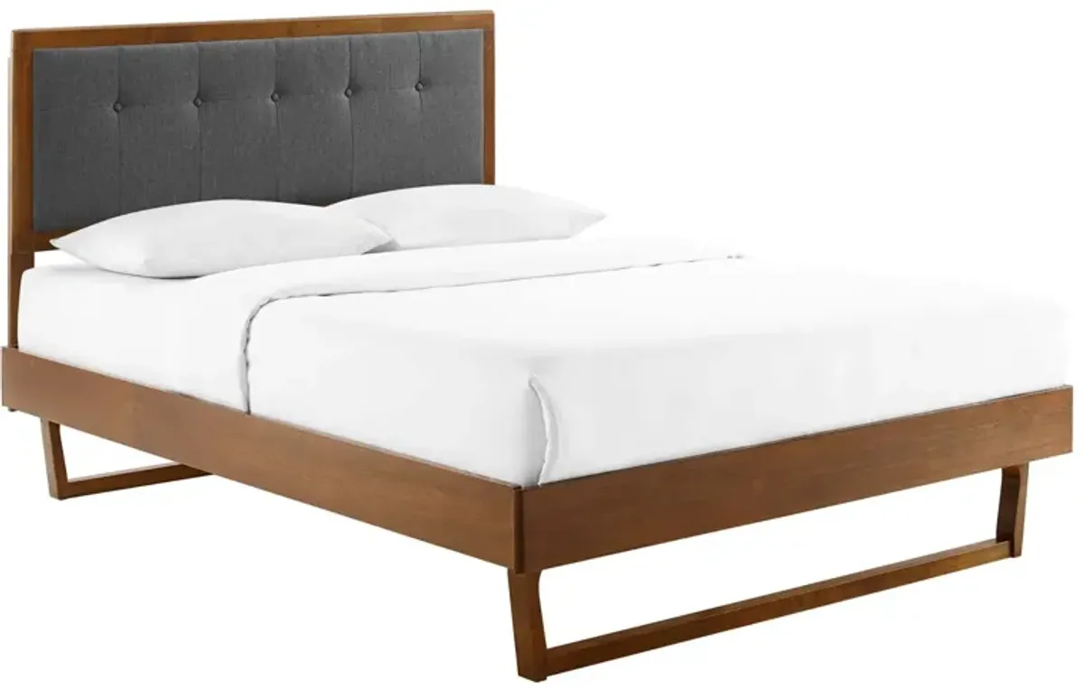 Modway - Willow King Wood Platform Bed with Angular Frame