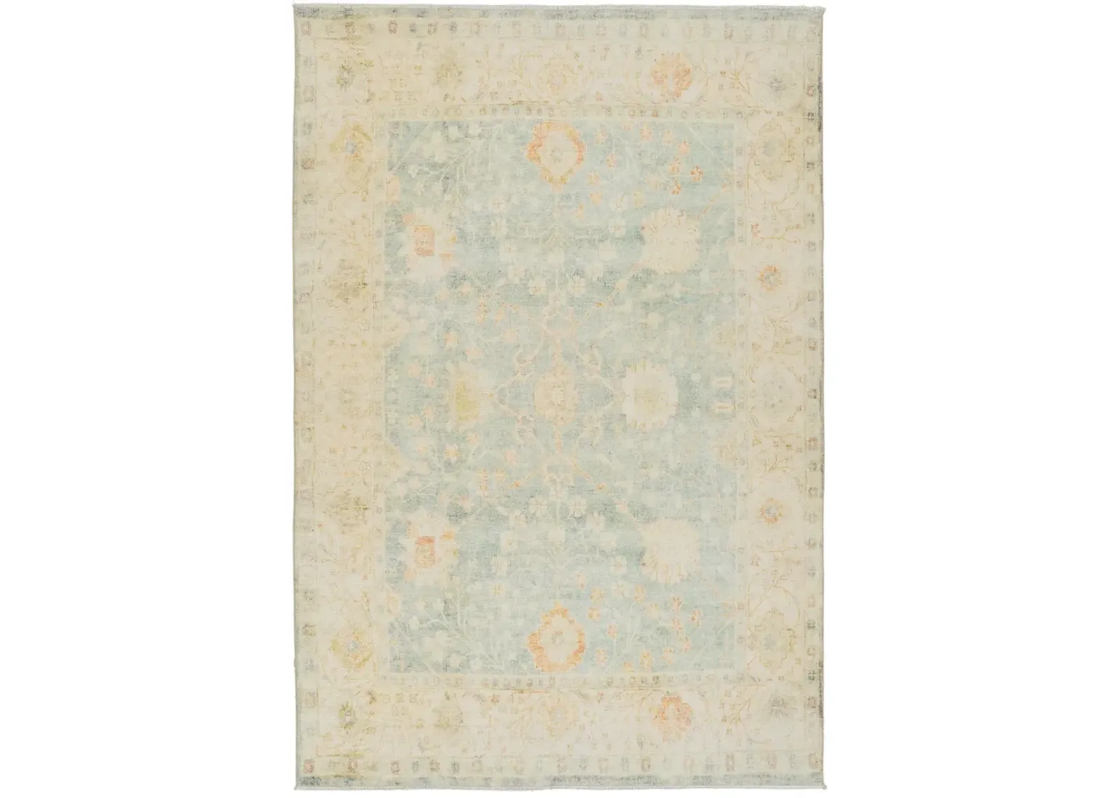 Boheme Lovato Blue 3' x 10' Runner Rug