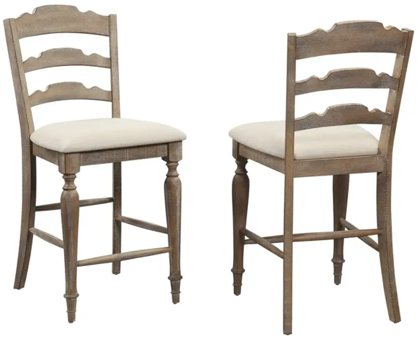 Augusta Ladderback Barstool With Cushion