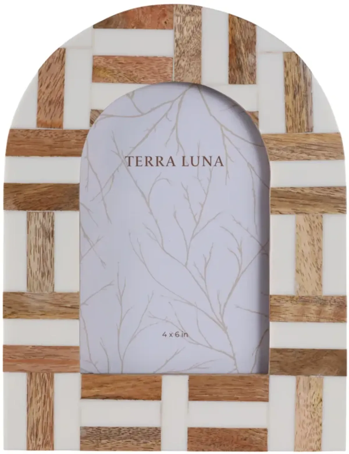 Wooden Arch Inlay Frame