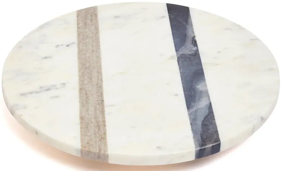 12 inch Single Tier Marble Lazy Susan Turntable