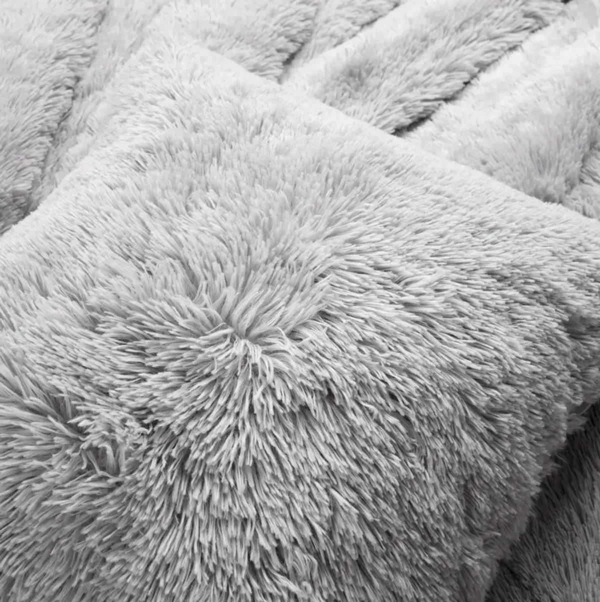 Emma Faux Fur Oversized Duvet Cover 3Pc Set