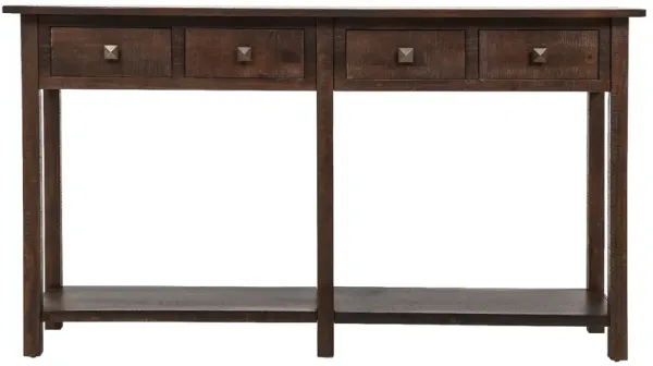 Merax Rustic Brushed Texture Entryway Console Table