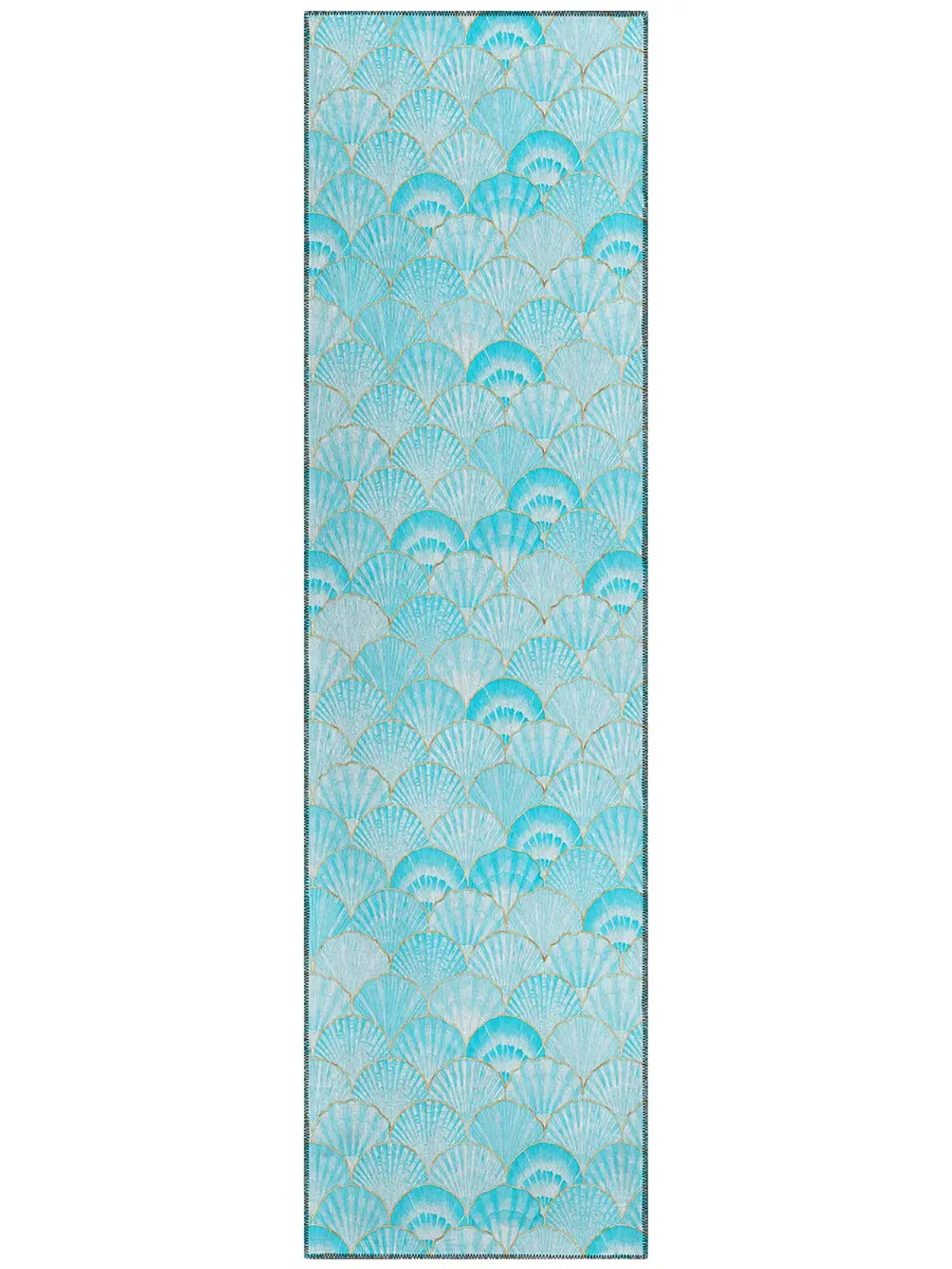 Seabreeze SZ2 Teal 2'3" x 7'6" Rug