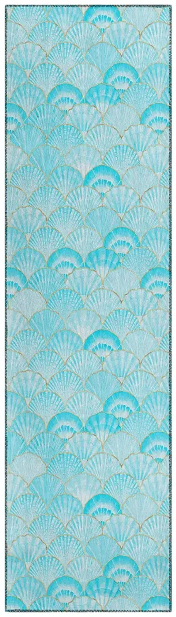Seabreeze SZ2 Teal 2'3" x 7'6" Rug