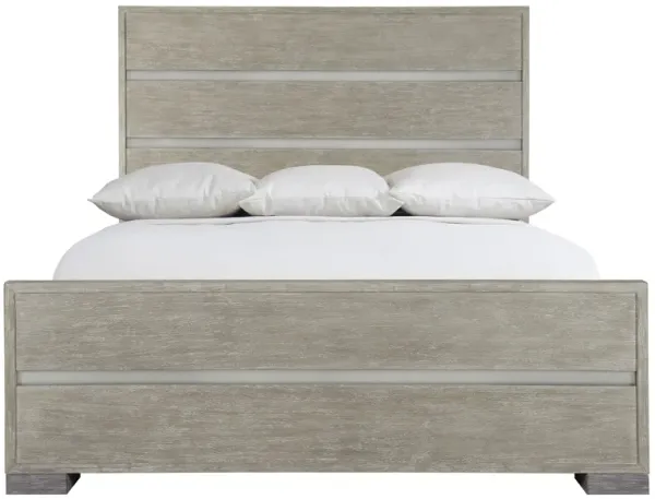 Foundations California King Panel Bed in Light Shale