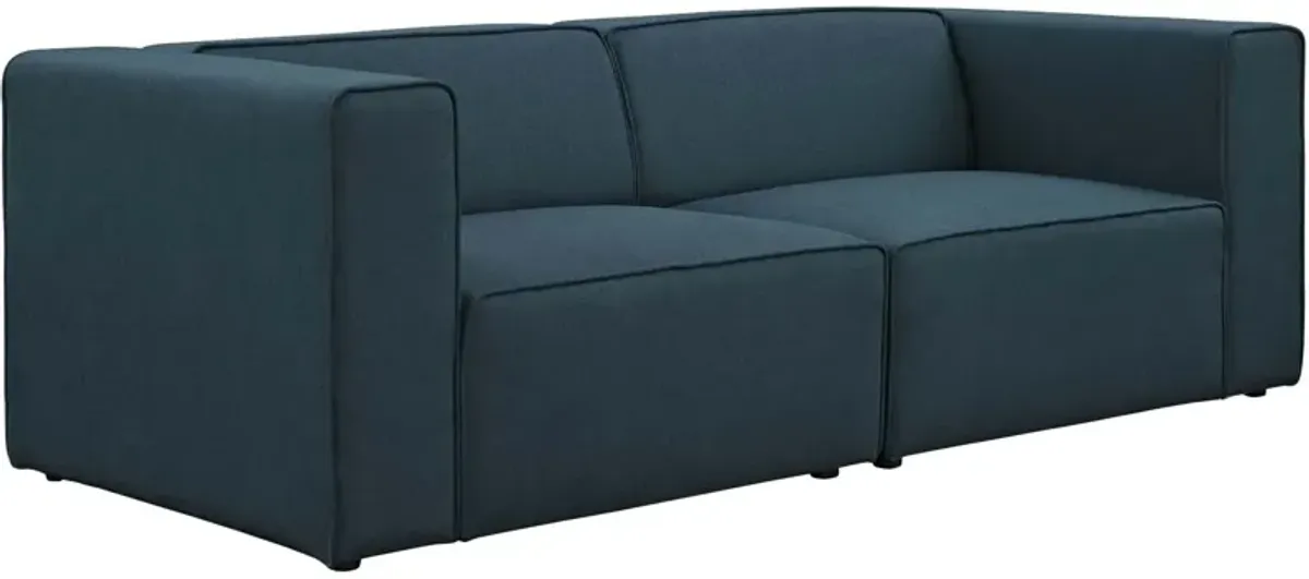 Commix Down Filled Overstuffed Performance Velvet 4-Piece Sectional Sofa