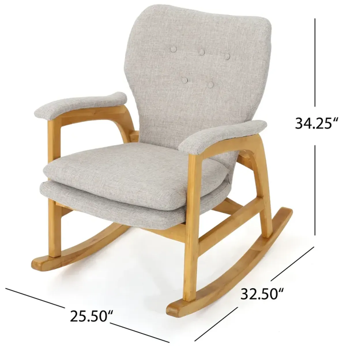 Mid-Century Rocking Chair Comfort, Style, and a Touch of Retro