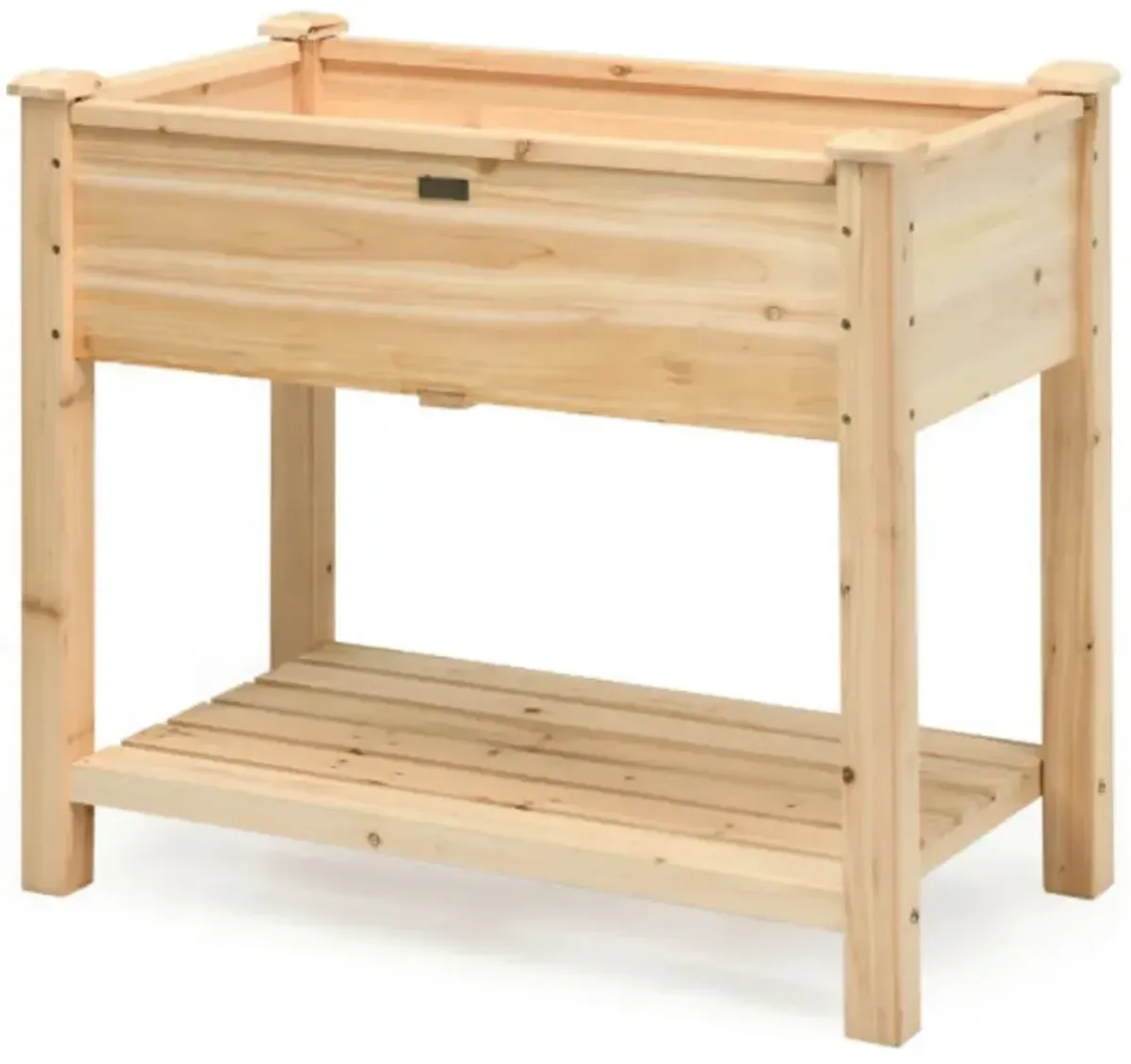 Raised Garden Elevated Wood Planter Box Stand