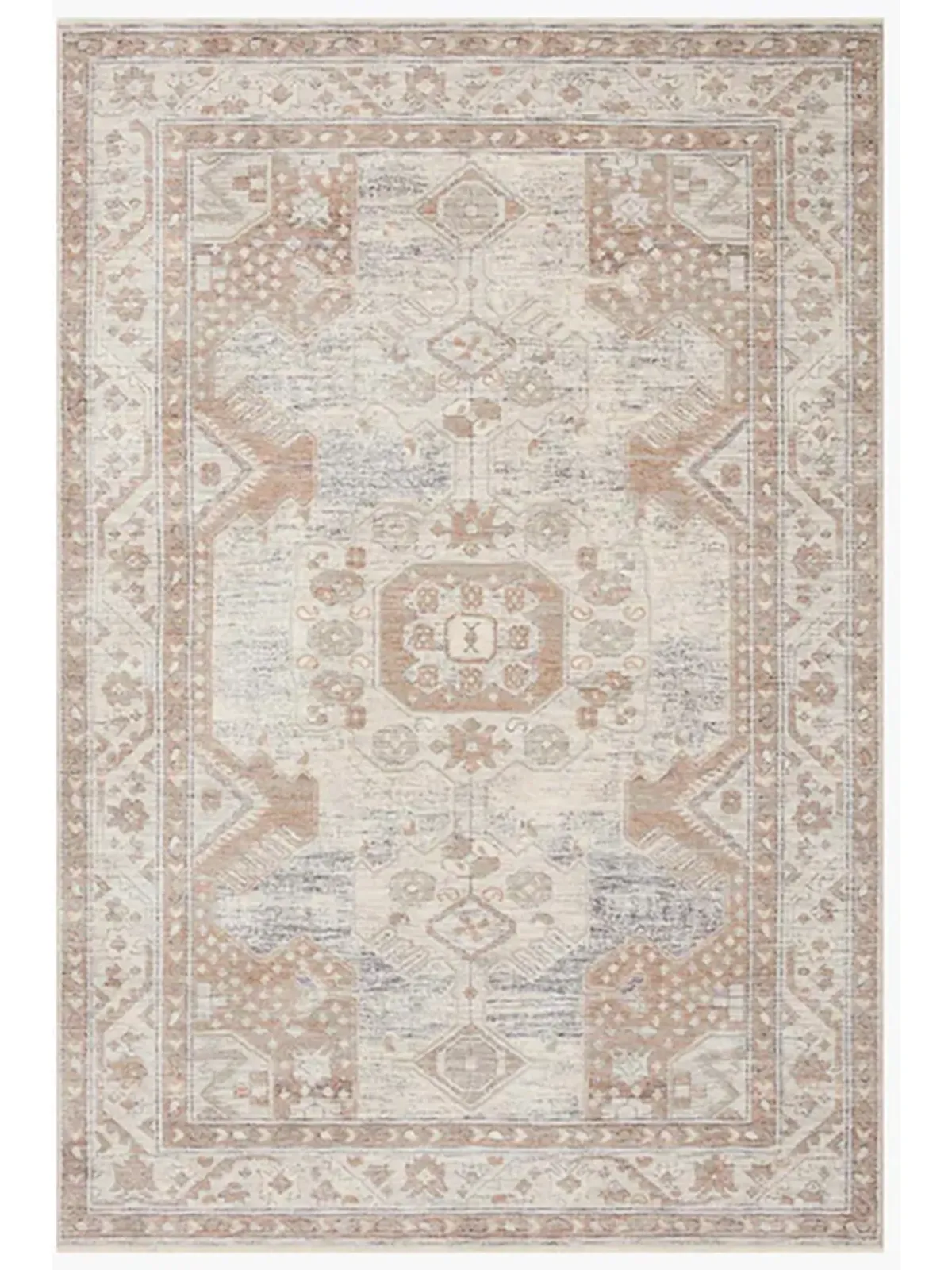 Carlisle CAR01 Ivory/Taupe 7'10" x 10' Rug