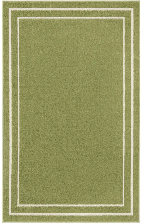 Nourison Essentials NRE02 Green/Ivory 3' x 5' Rug