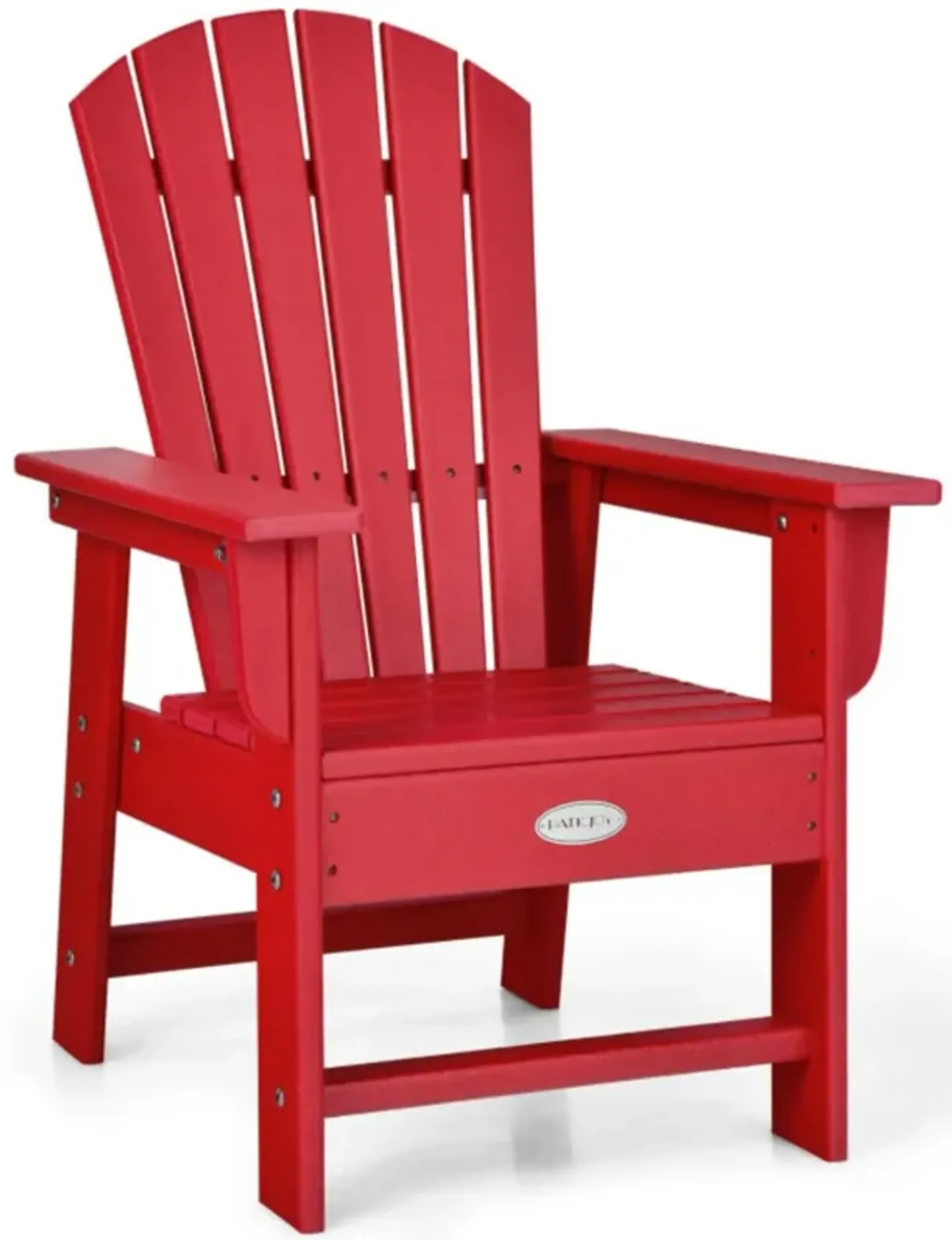 Hivvago Patio Kids' Adirondack Chair with Ergonomic Backrest