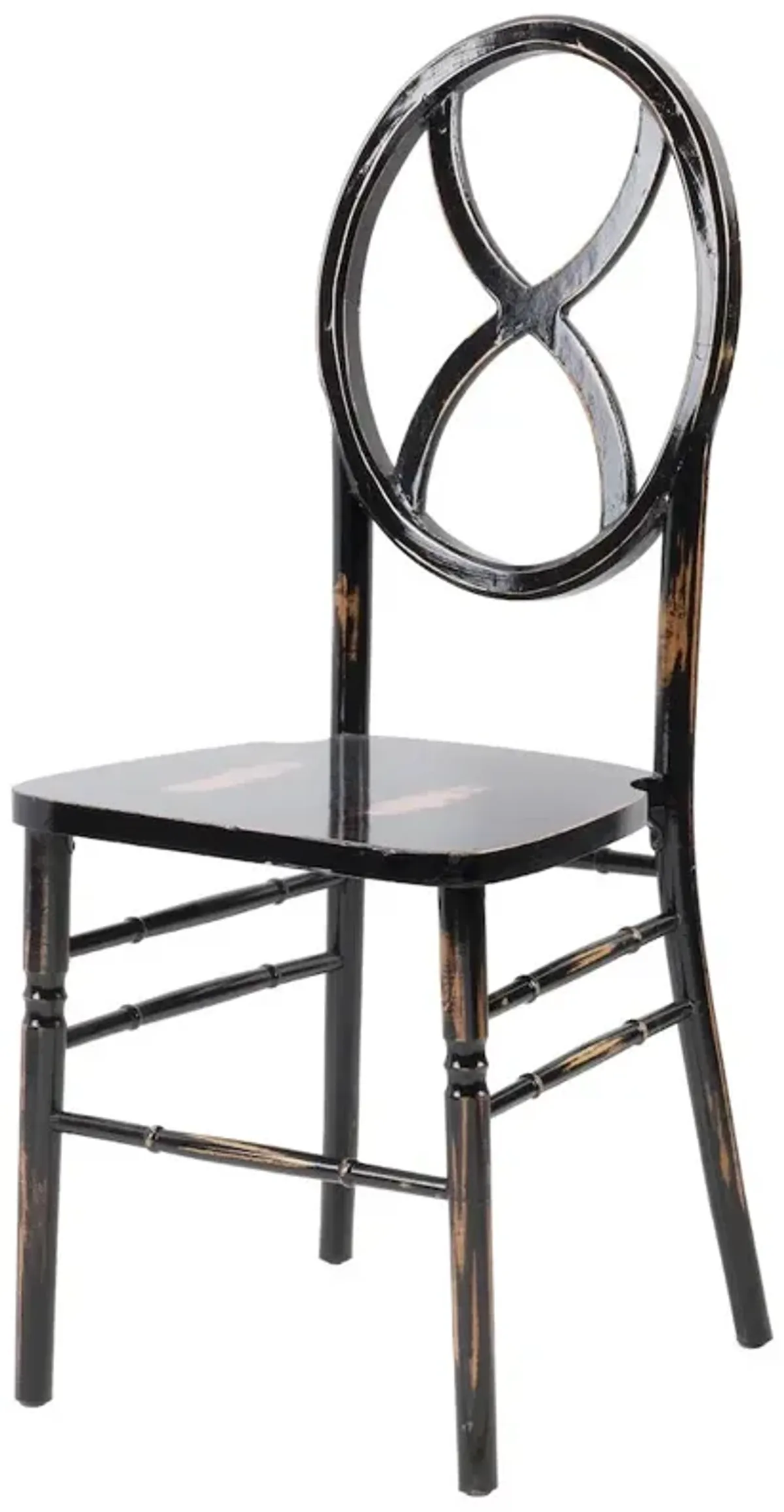 Commerical Seating Products Sandglass Lime Black Wood Chairs