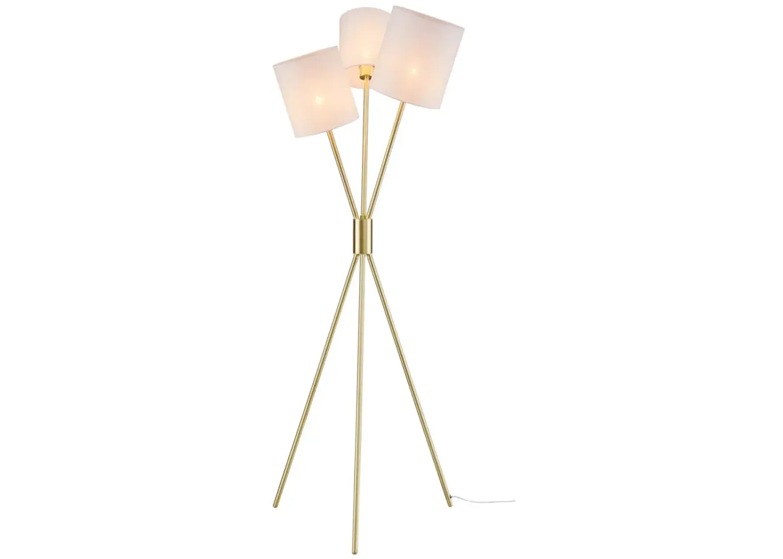 Alexa 3-Light Floor Lamp-Benzara