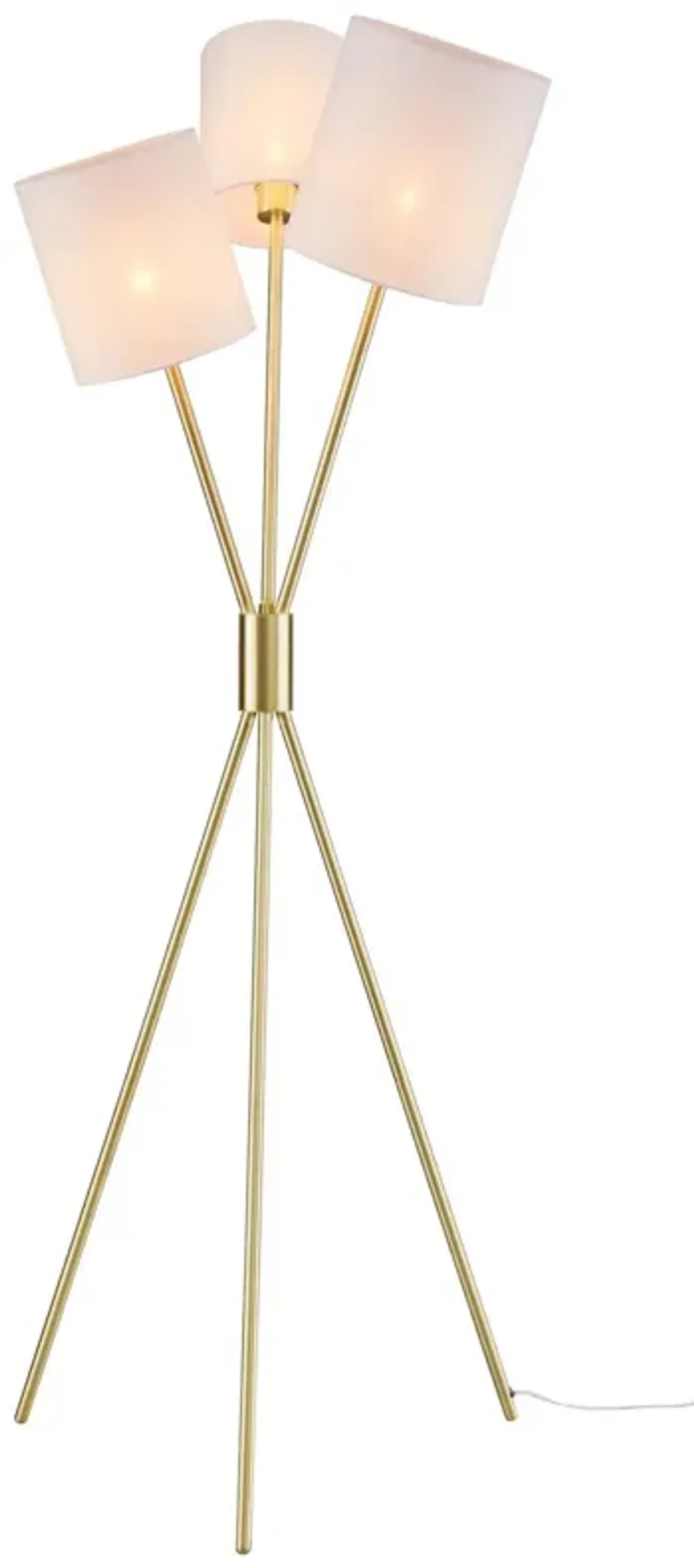 Alexa 3-Light Floor Lamp-Benzara