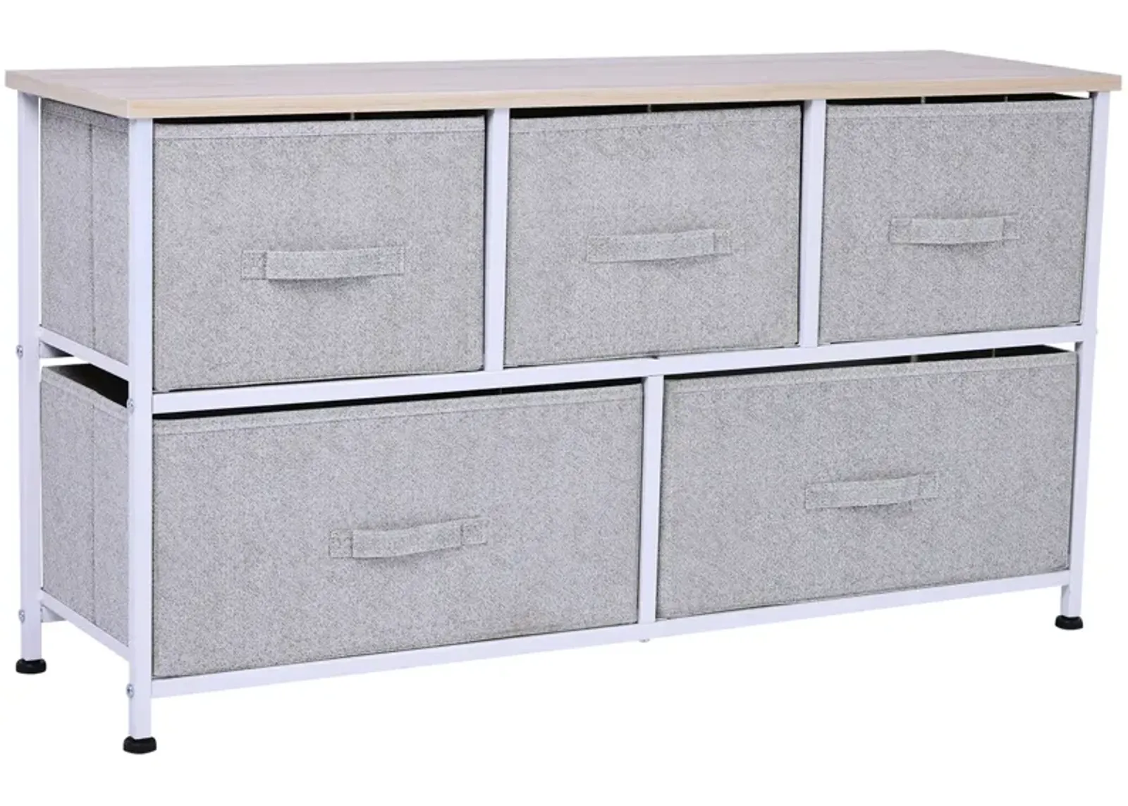 Fabric Storage Solution: 40L 5-Drawer Cube Dresser for Bedroom